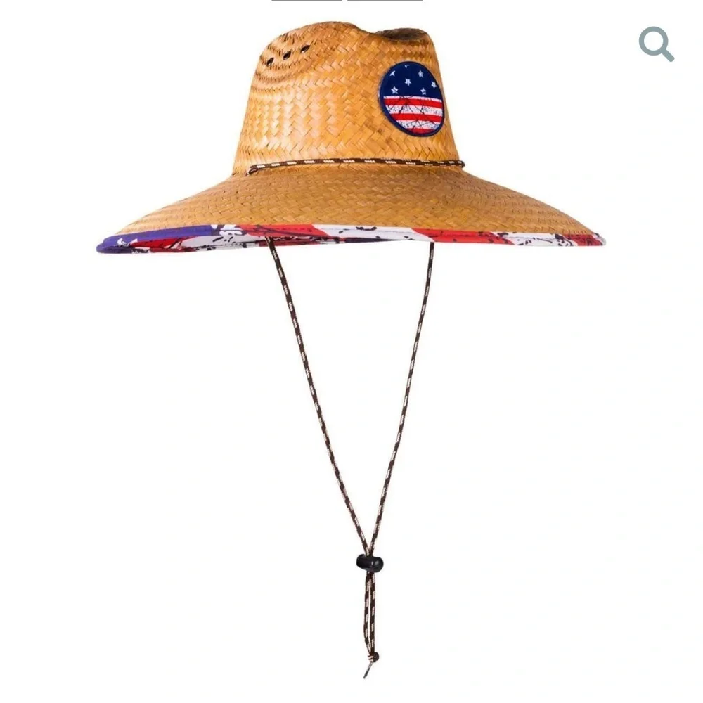 Peter Grimm Americana Straw Hat NEW